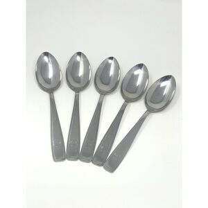 Schulze 66 BWU Germany Vintage Rare Stainless Steel Table Spoons 8.5” Set Of 5